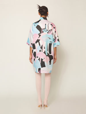 
                  
                    MUSHROOM POP-ART SHIRT DRESS
                  
                