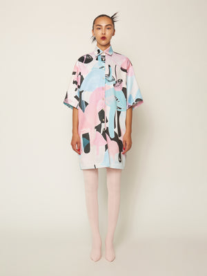 
                  
                    MUSHROOM POP-ART SHIRT DRESS
                  
                